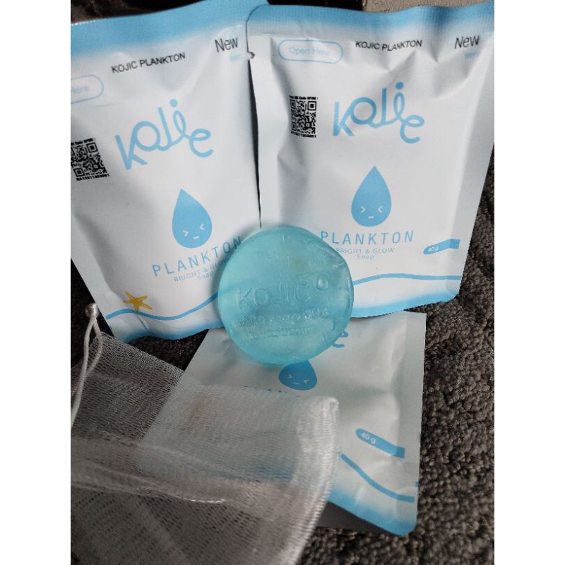 [Paket 3] PROMO Spesial paket  Kojic Plankton whitening soap 40g