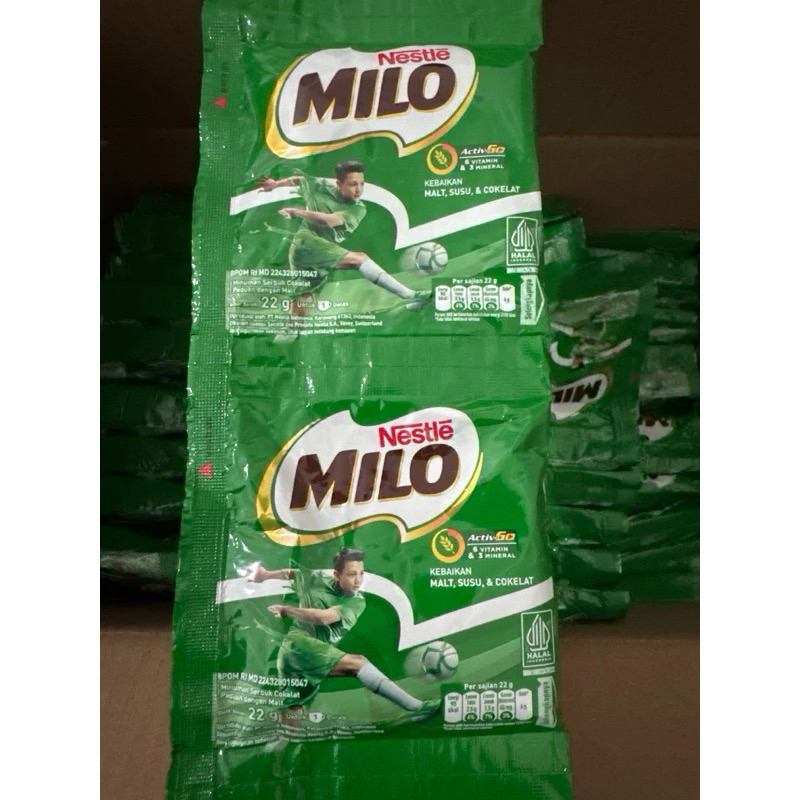 

Milo 1 Renceng (10 Sachet) / Susu / Coklat / Milo Activ-Go