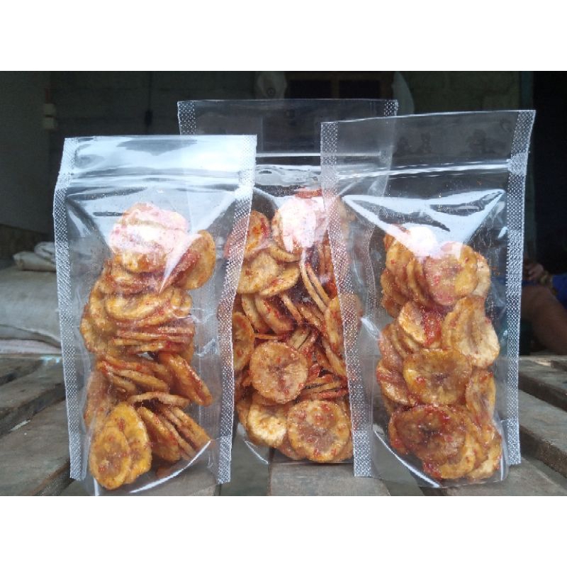 

Keripik pisang pedas manis 100gr