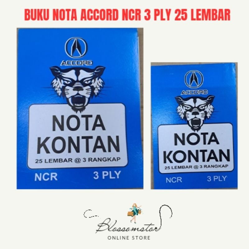 

BUKU NOTA KONTAN NCR ACCORD 3 RANGKAP 25 LEMBAR