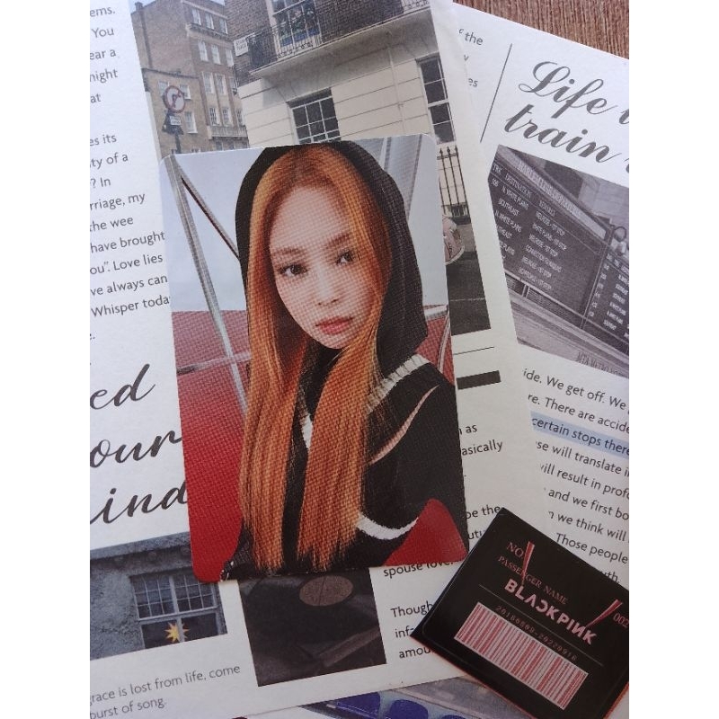 [ READY ] PC Photocard Jennie BLACKPINK Official