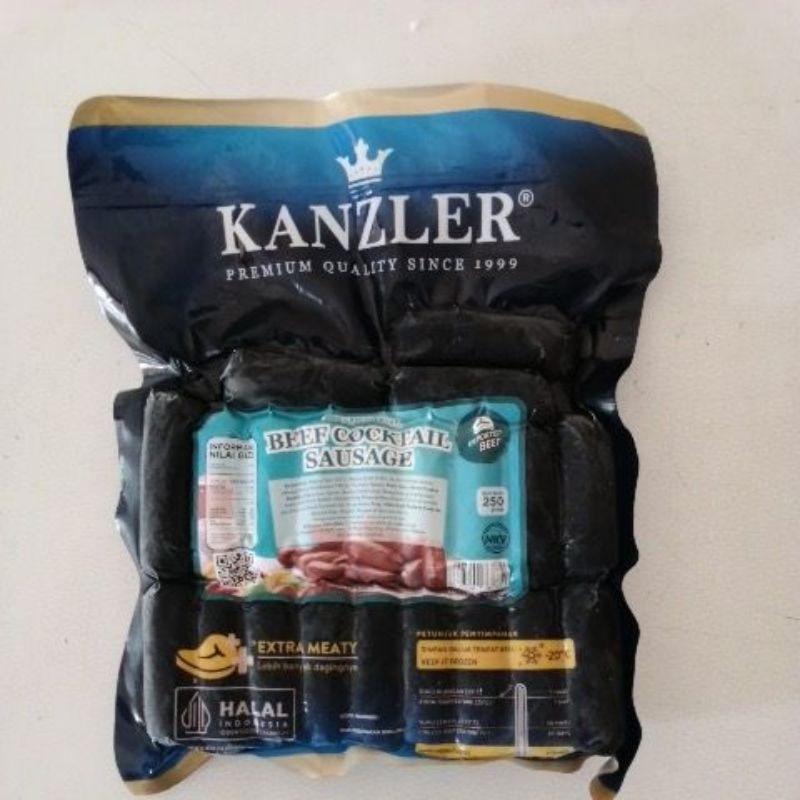 

Kanzler beef cocktail sausage 250gr