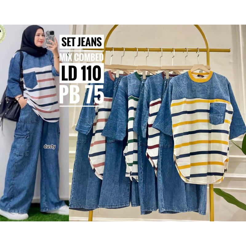 ONE SET JEANS/SET CEL JEANS KULOT