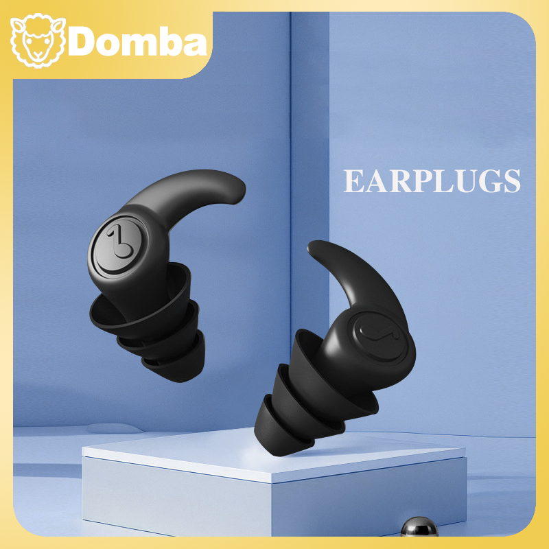 Earplug 3 Layer Deep Sleep Earplug Silikon Nano Ear Plug Peredam Suara Penutup Kuping Untuk Tidur