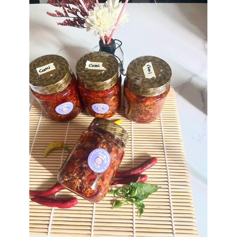 

sambal ndower homemade teri pete