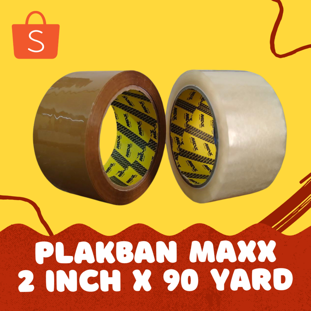 

Lakban OPP Max 2 Inch Bening, Cokelat, Merah (Jangan Dibanting/Fragile)