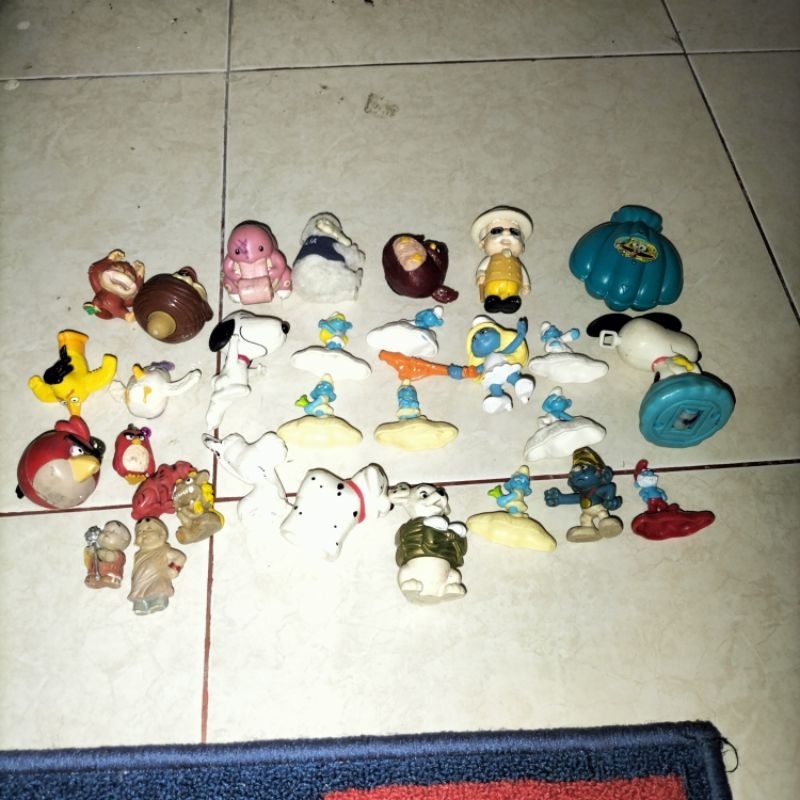 Smurf dkk mainan anak Preloved