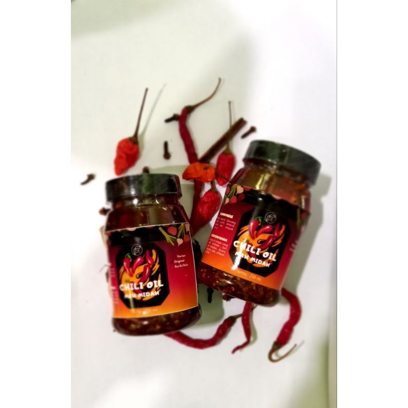

halal chili oil pedas original chili oil mah midah pedas halal 250 ml