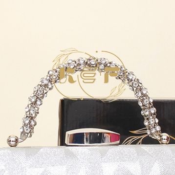 Handle Tas Pesta Permata / Tali Pendek Tas Pesta Permata / Jinjingan Pendek Tas Pesta/ Rantai Tas