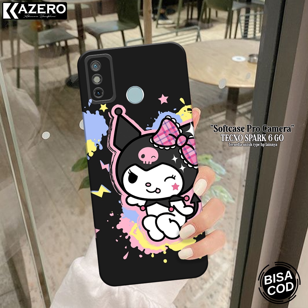 Silikon Tecno Spark 6 Go - Pro Camera - Fashion Case Kartun Case Tecno Spark 6 Go  - Casing Tecno Sp