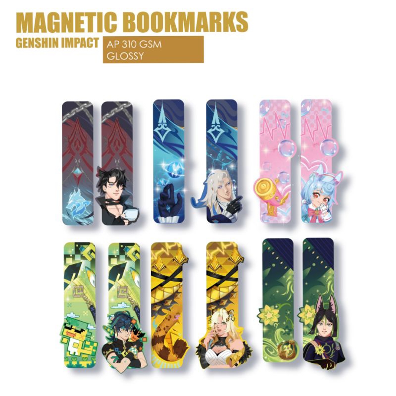 

Magnetic bookmark GI
