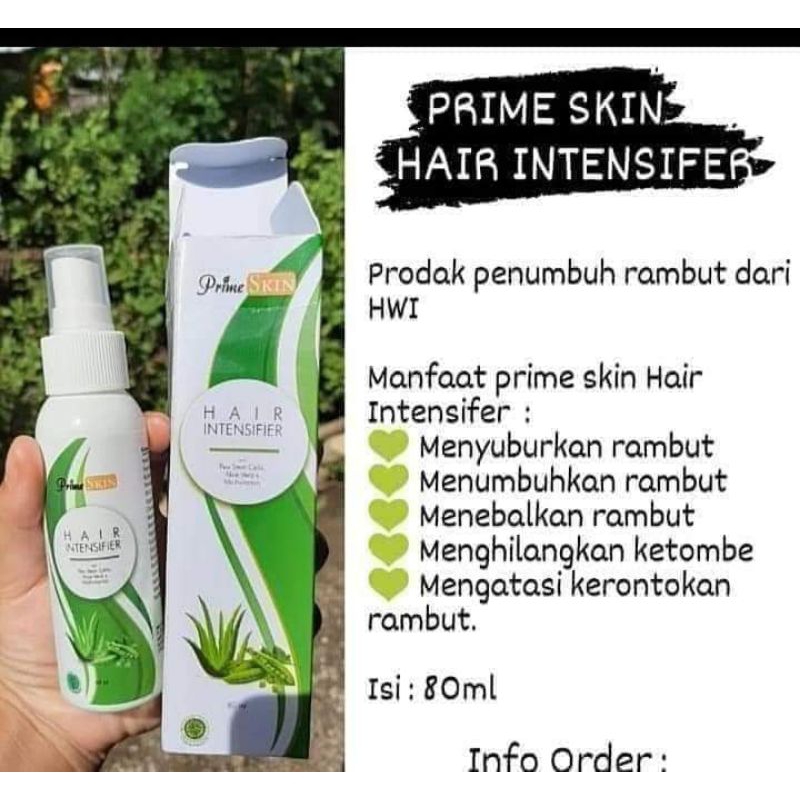 prime skin hair intensif, produk penumbuh rambut dari hwi (80ml)