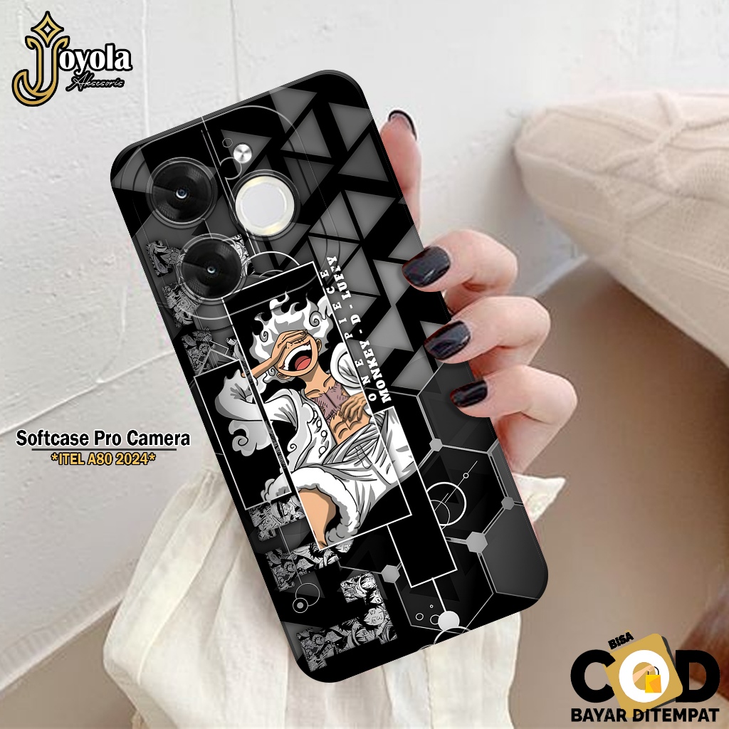 JOYOLA Case ITEL A80 2024 Terbaru - Fashion Case Anime - Softcase ITEL A80 2024 - Pro Camera - Casin