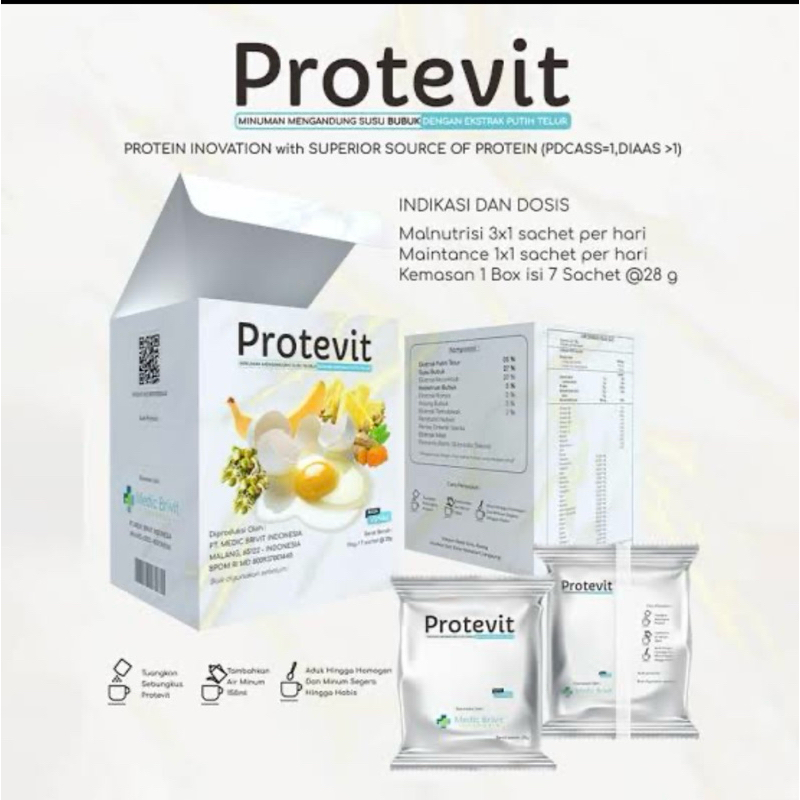 

PROTEVIT Minuman susu bubuk dengan ekstrak telur