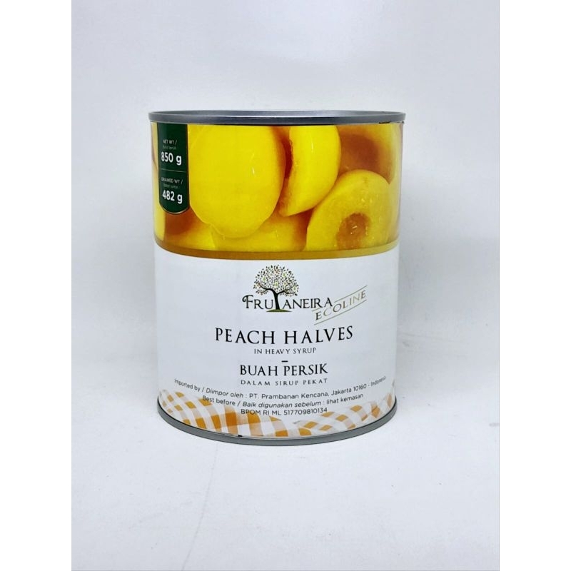 

Frutaneira Peach Halves in Syrup / Buah Persik 850gr