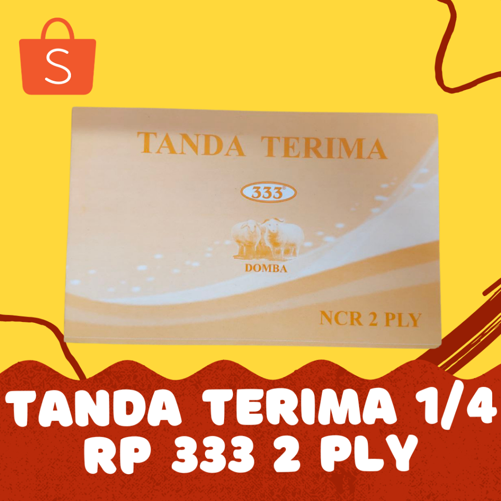 

Tanda Terima Barang dan RP 1/4 Folio 333 2 ply