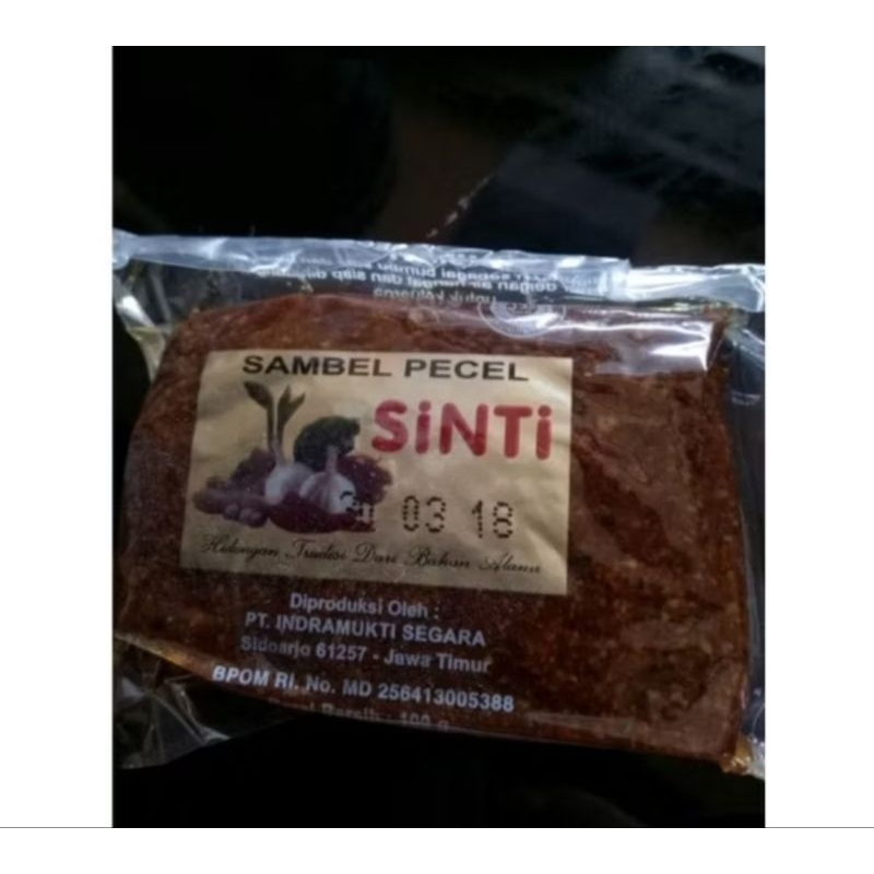 

SAMBAL / BUMBU PECEL KACANG Premix Sinti 100 Gram