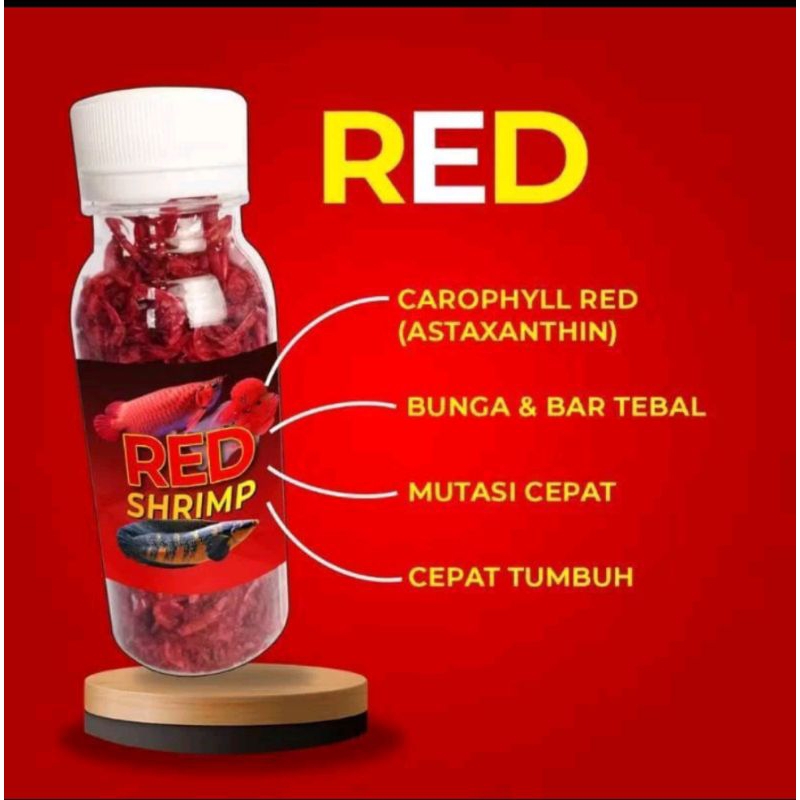 Udang kering pakan ikan predator channa