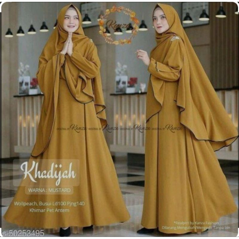 baju gamis sar'i khodijah