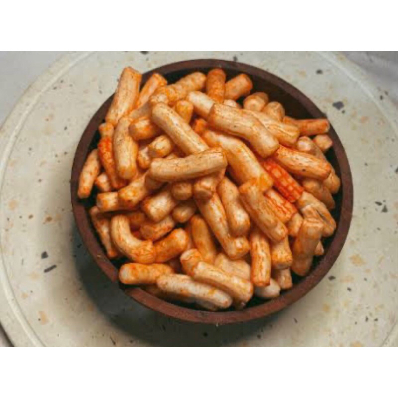 

Cemilan Kerupuk Tongol 1 Ball-Rasa Balado-Omah Kremikan
