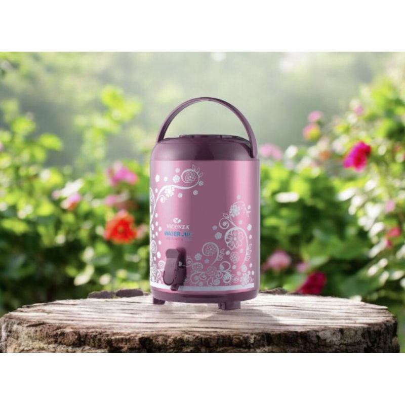 Orchid Purple Water jug VICENZA, kapasitas 9,5 Liter, VW1000WJ fungsi menyimpan air dingin ataupun p