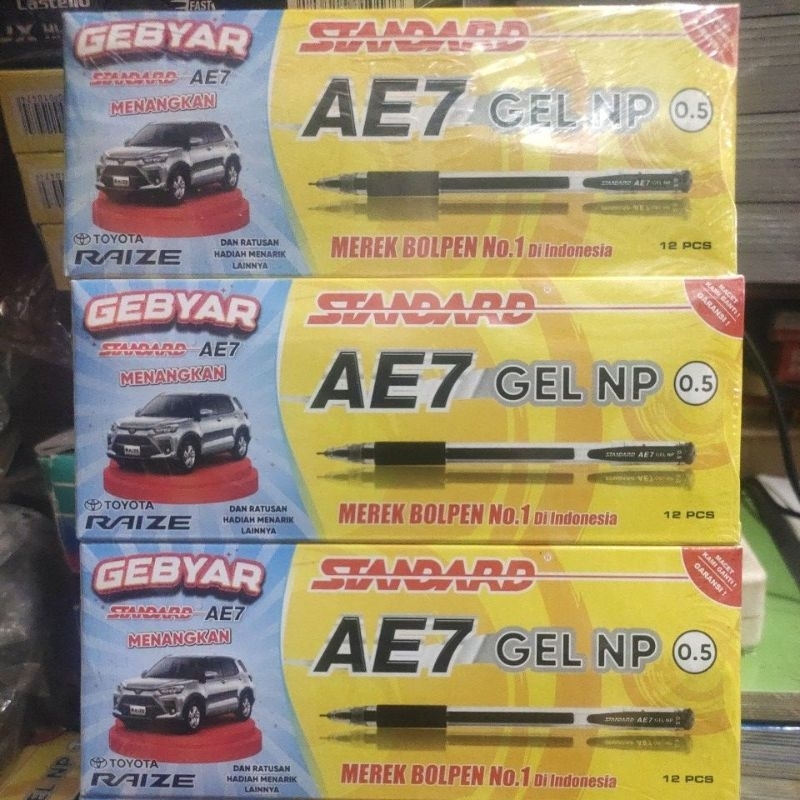 

standard AE7 GEL NP 0,5 black / pack