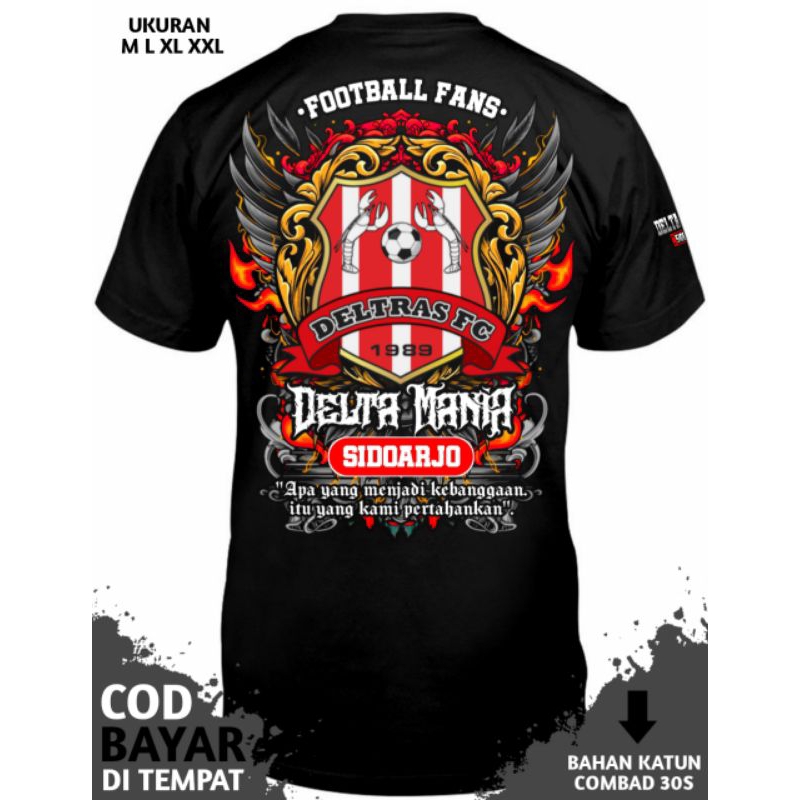 Kaos Delta Mania Kaos Supporter Deltras Sidoarjo