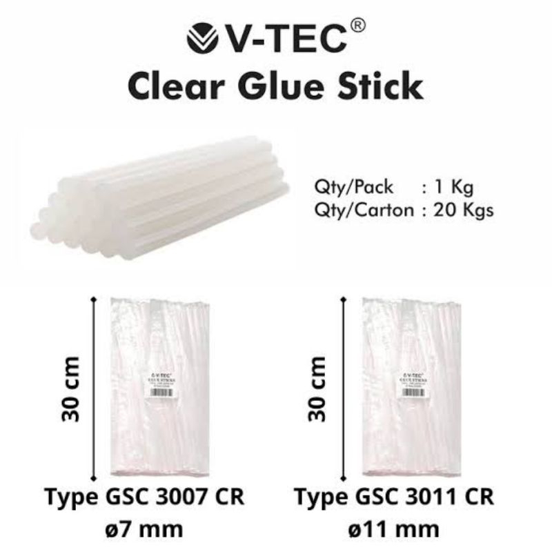 

V-TEC Glue Stick Type GSC 3011 CR & 3007 CR