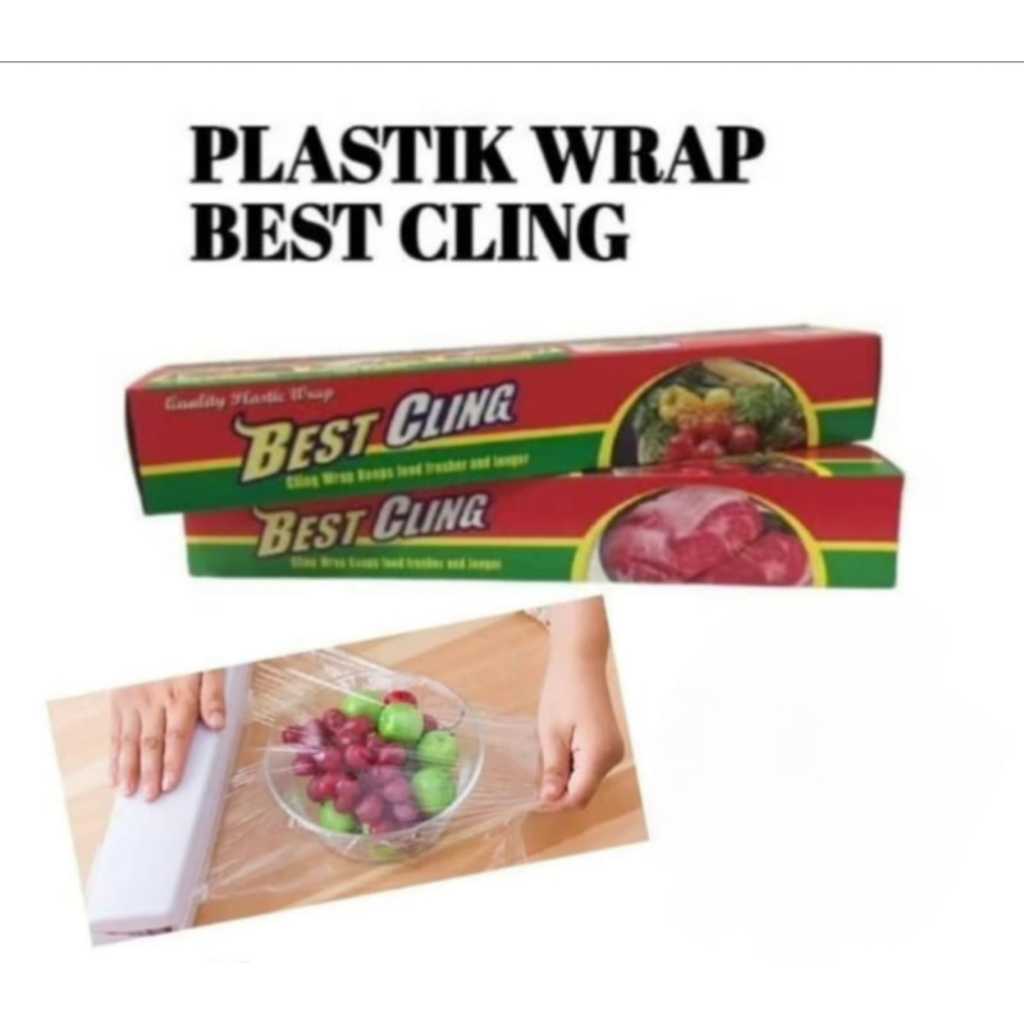 Best Cling 30 cm Plastik Wrap Wrapping Makanan / Plastik Wrap 30cm x 30m - Kemasan Makanan