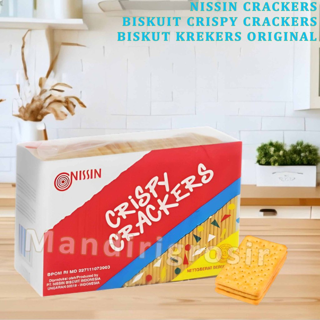 

Biskuit Crispy Crackers * Nissin * Biskuit Krekers Original * 250gr