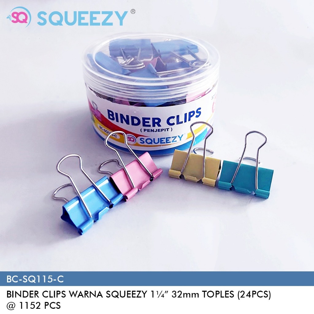 

Binder Clip 155 PASTEL SQ155-C (1 toples)