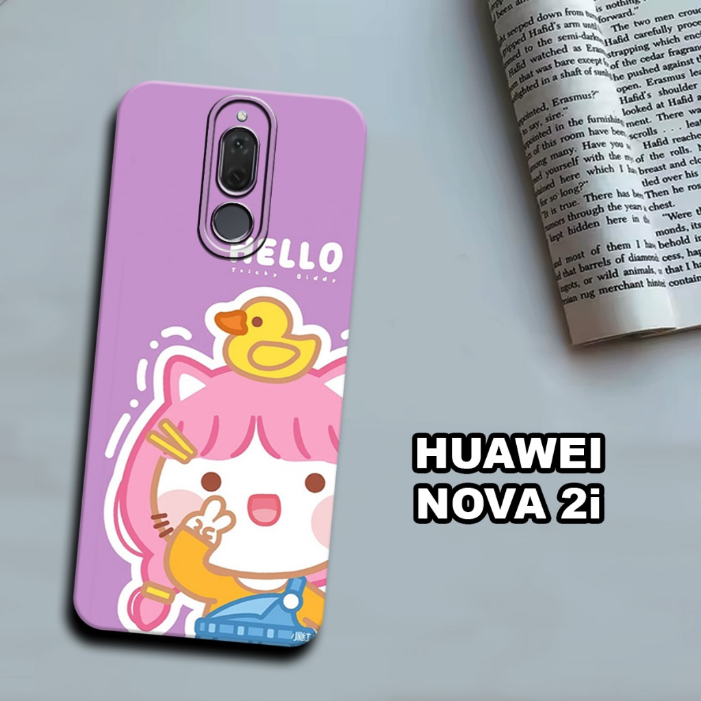 CC40/ Softcase karet lentur untuk huawei nova 2i/Motif cewek/case huawei nova 2i/kesing huawei nova 