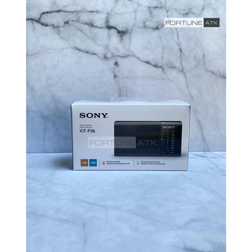 Radio FM/AM Sony ICF - P36 | Pemutar Suara | ORIGINAL | Media Player | Pocket Radio