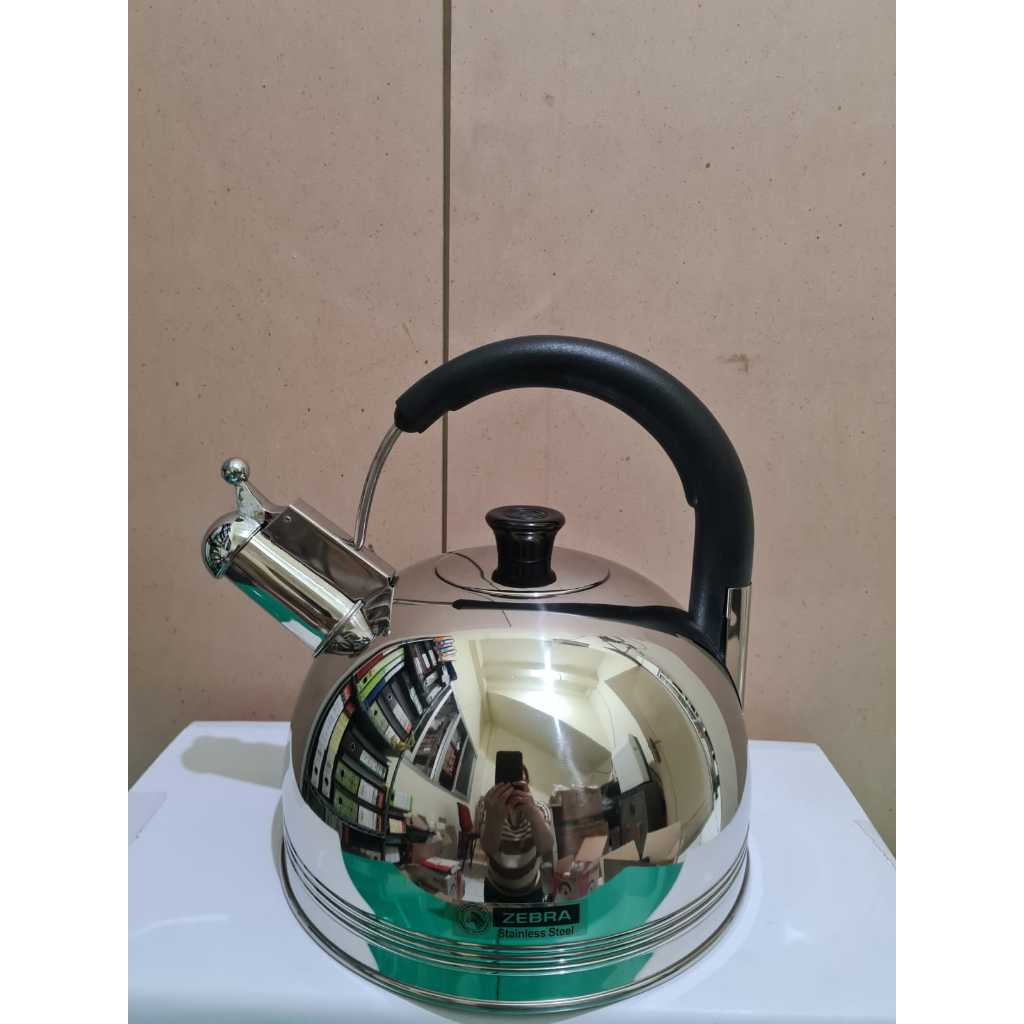 Zebra Whistling Kettle 5 L ( 192131 ) / Teko Air Bunyi / Teko Ceret Ketel Masak Air Bunyi Siul