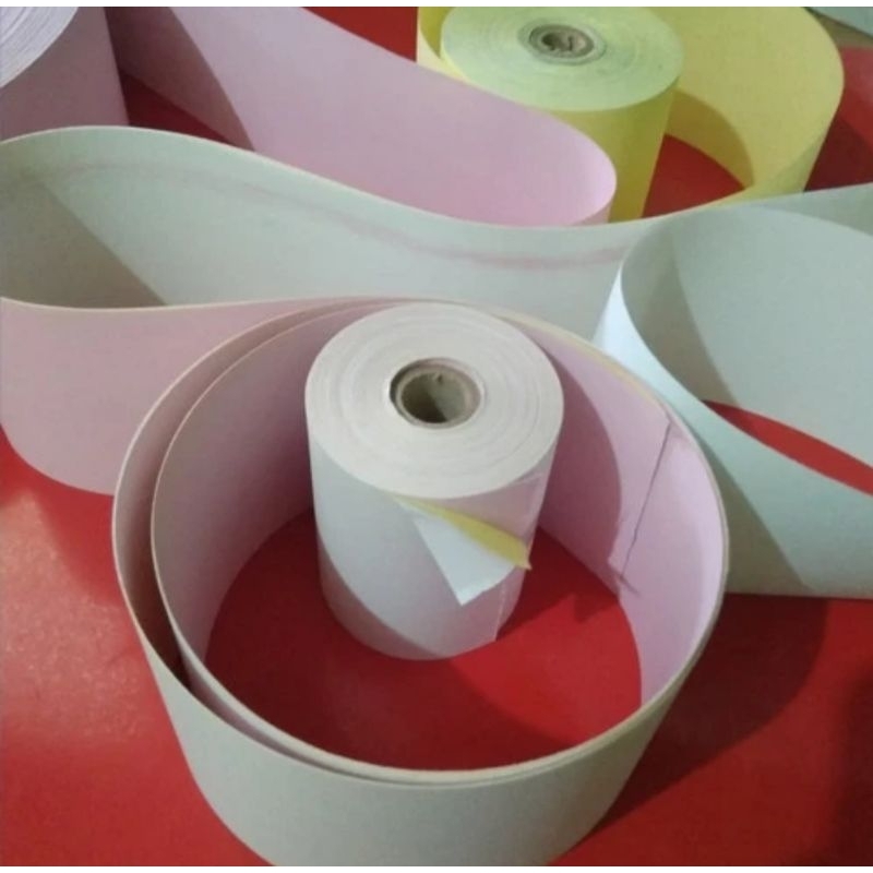 

InJO Kertas struk kasir ncr 3ply / 3rangkap putih merah kuning paket 10 pcs