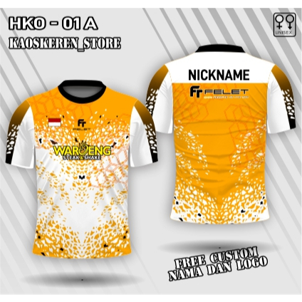 Jersey badminton baju bulutangkis indonesia kaos badminton hongkong open 2024