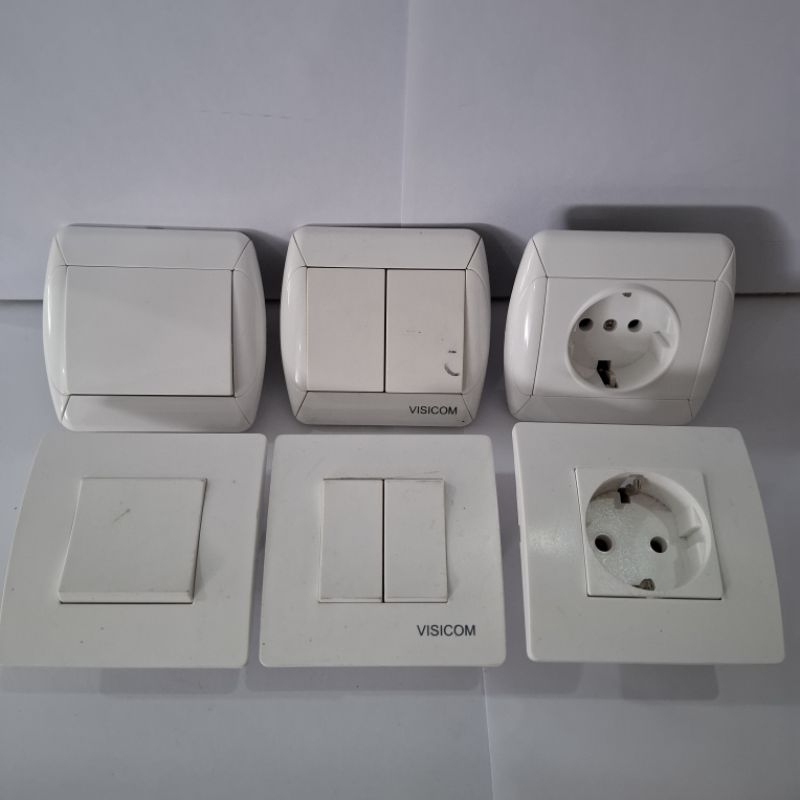 Visicom Saklar Lampu Inbow Ib Switch Lamp| Seri| Engkel |Stop Kontak| Visicom Imperial|Visicom Class