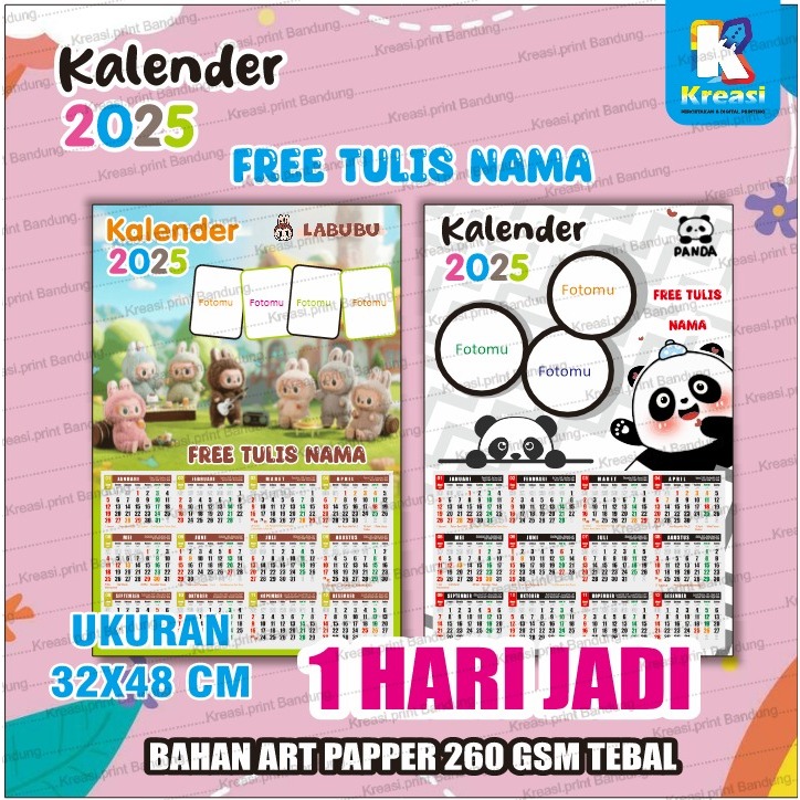 

KALENDER 2025 CUSTOM FOTO