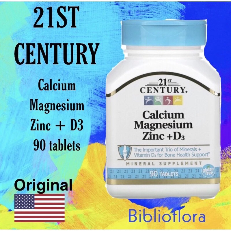 21st century calcium magnesium zinc d3 90 tablet