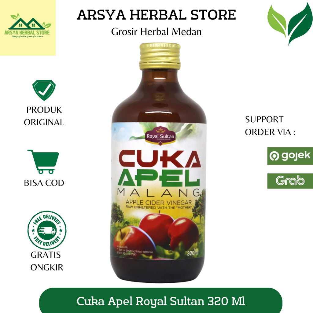 

ROYAL SULTAN CUKA APEL MALANG 320 ML