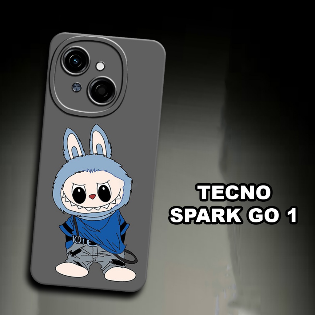 CC41/ Softcase karet lentur untuk TECNO SPARK GO 1/Motif cewek/case TECNO SPARK GO 1 /kesing TECNO S