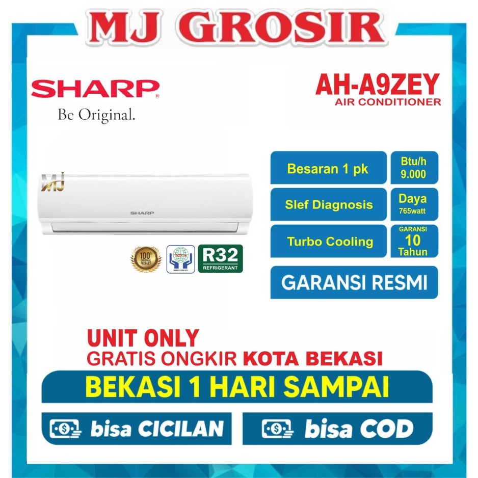 AC SHARP AH-A 09 ZEY 0.5 PK 1 PK LOW WATT UNIT ONLY