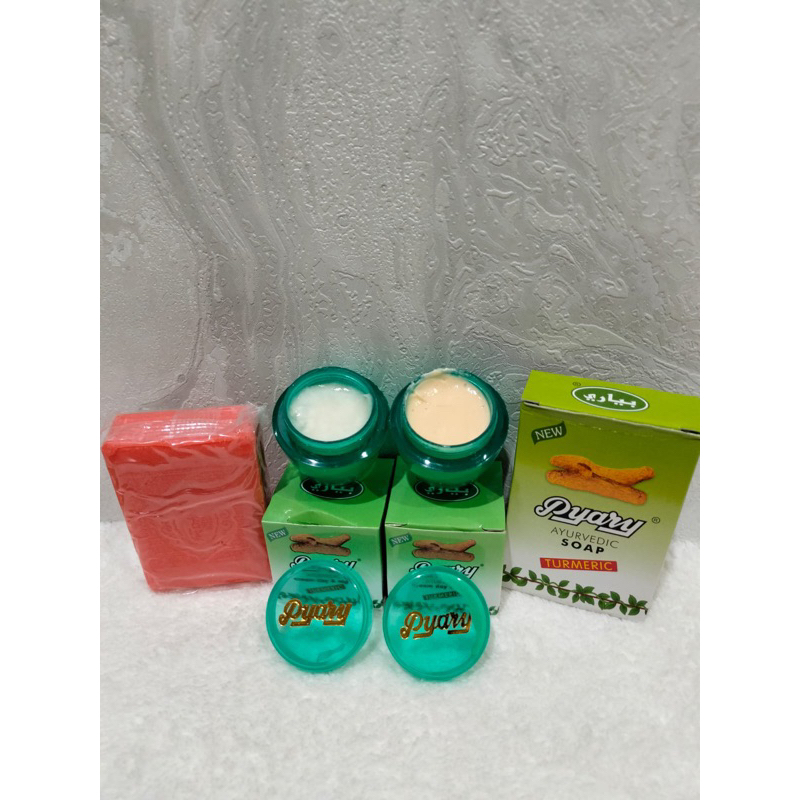 paket cream pyary Tumetic beauty Cream Original day &night + sabun arab pyary original