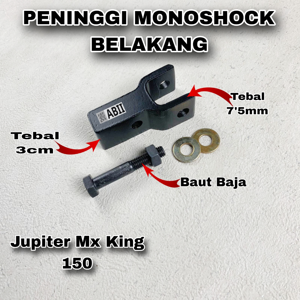 Peninggi Mono Shock Belakang Mx King 150 Pnp Monoshock Jupiter Mx King