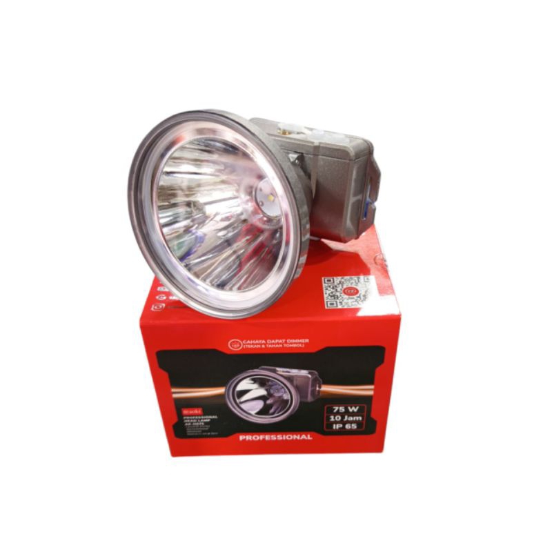 Senter kepala Aoki 75watt AK-H075 cahaya putih