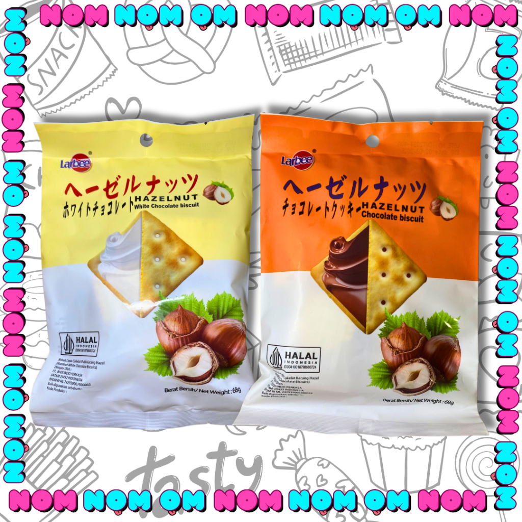 

Larbee Hazelnut Choco Biscuit & White Biscuit [68gr]