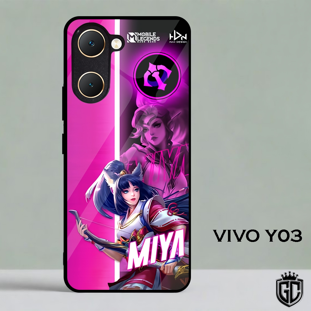 [GM04] Case Glossy Case  | VIVO Y03 | VIVO Y18 | CASE KEKINIAN LUCU | Casing Hp Kilau Motif ML