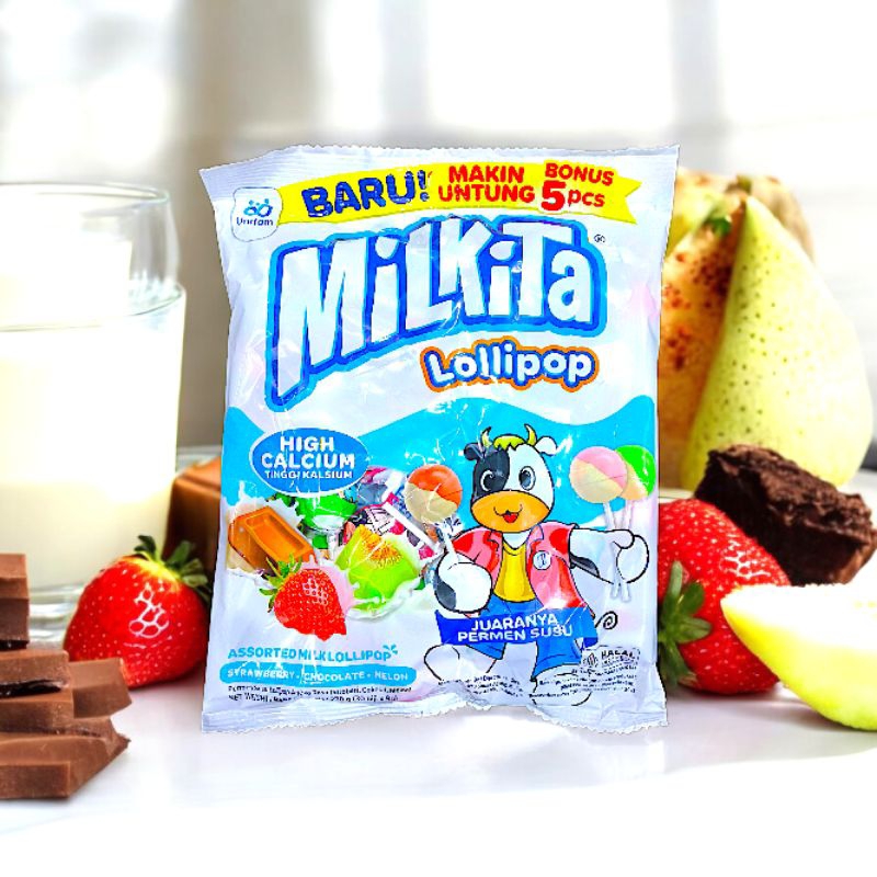 

Forcysn Lolipop Dibuat Pake Susu Asli: Milkita Lolipop Zak Permen Lolipoo Penuh Kean Gizi Buat