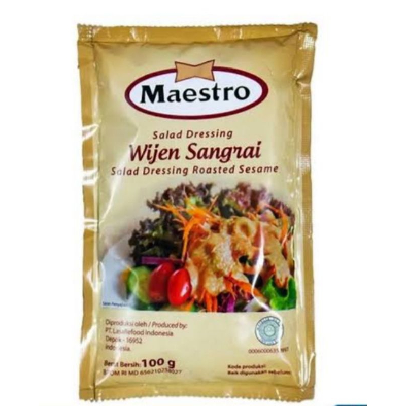 

Maestro saus wijen sangrai 100 gr