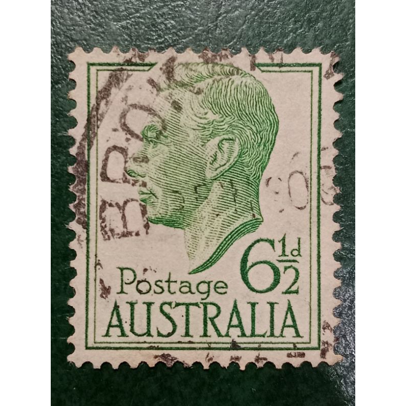 

Prangko Australia 6½ Penny King George VI Tahun 1951 USED